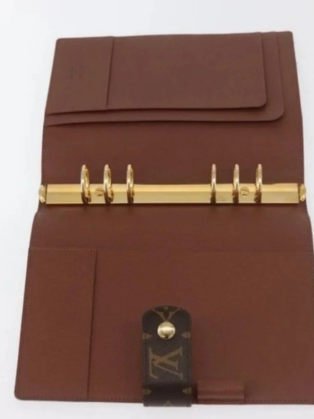 LOUIS VUITTON Monogram Agenda GM Day Planner Cover R20006 LV Auth mr2381V
